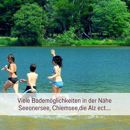 Designerwohnungen "Beim Schmied" In Chiemseenaehe Traunreut Dış mekan fotoğraf